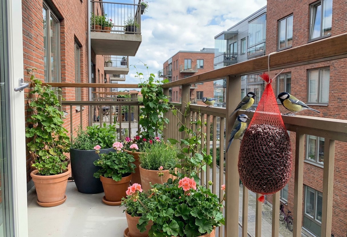 Een Levendig En Kleurrijk Balkon Voor Minder Dan E1 Dit Keukeningredient Trekt Mezen Aan Maar Geen Duiven