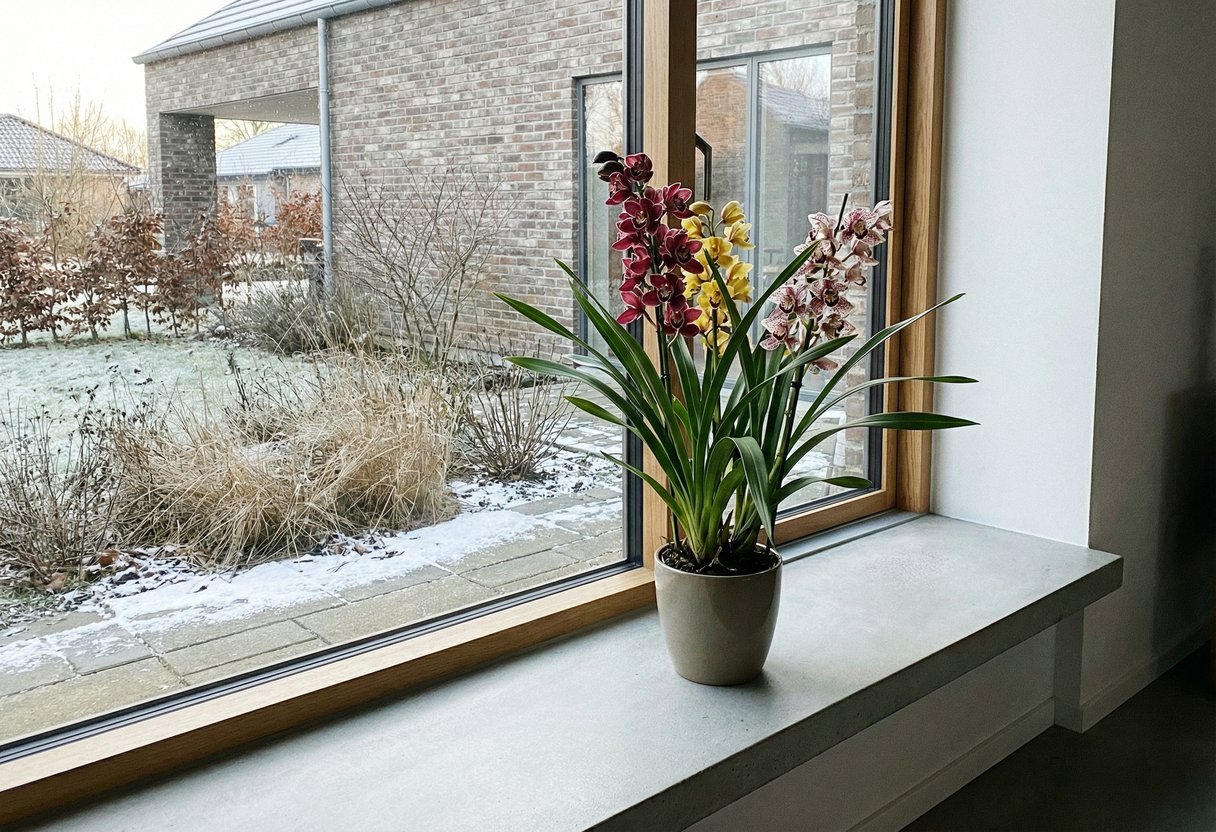 Zelfs Midden In De Winter Blijft Deze Robuuste Orchidee Bloeien Terwijl De Rest Van De Tuin Tot Stilstand Komt